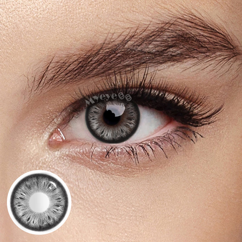 MYEYEBB Cocoa Black Prescription Colored Contact Lenses - Cocoa Black - -8.00 - LM39_BK - image 1