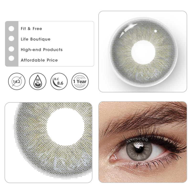 MYEYEBB Genetic Grey Colored Contact Lenses - image 8