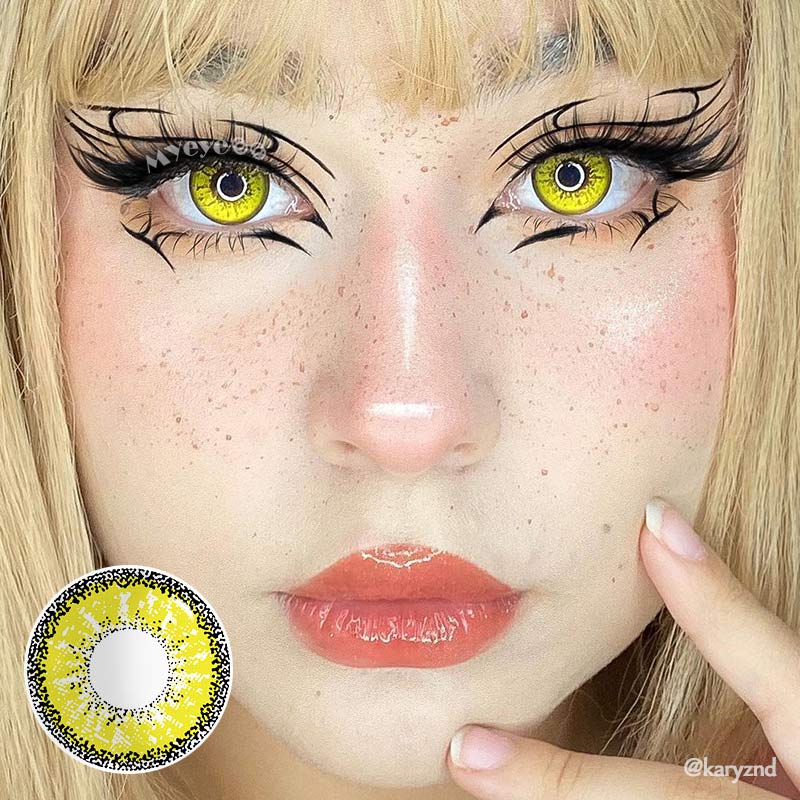MYEYEBB Snow Cosplay Colored Contact Lenses - image 2