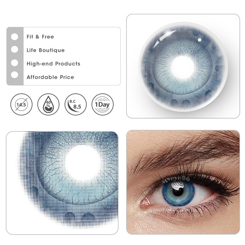 MYEYEBB Mythic Eye Blue Cosplay Colored Contact Lenses丨1 Day - image 5