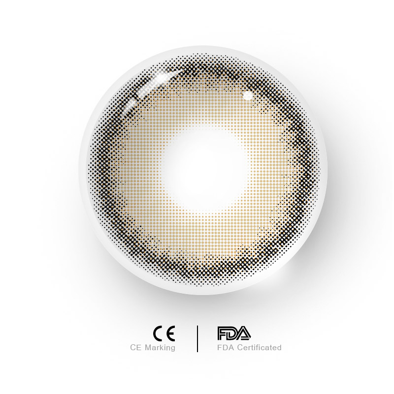 MYEYEBB Fox's Eye Brown Prescription Colored Contact Lenses - image 8