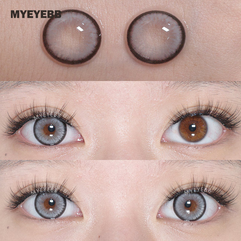 MYEYEBB Norko Grey Prescription Colored Contact Lenses - image 8