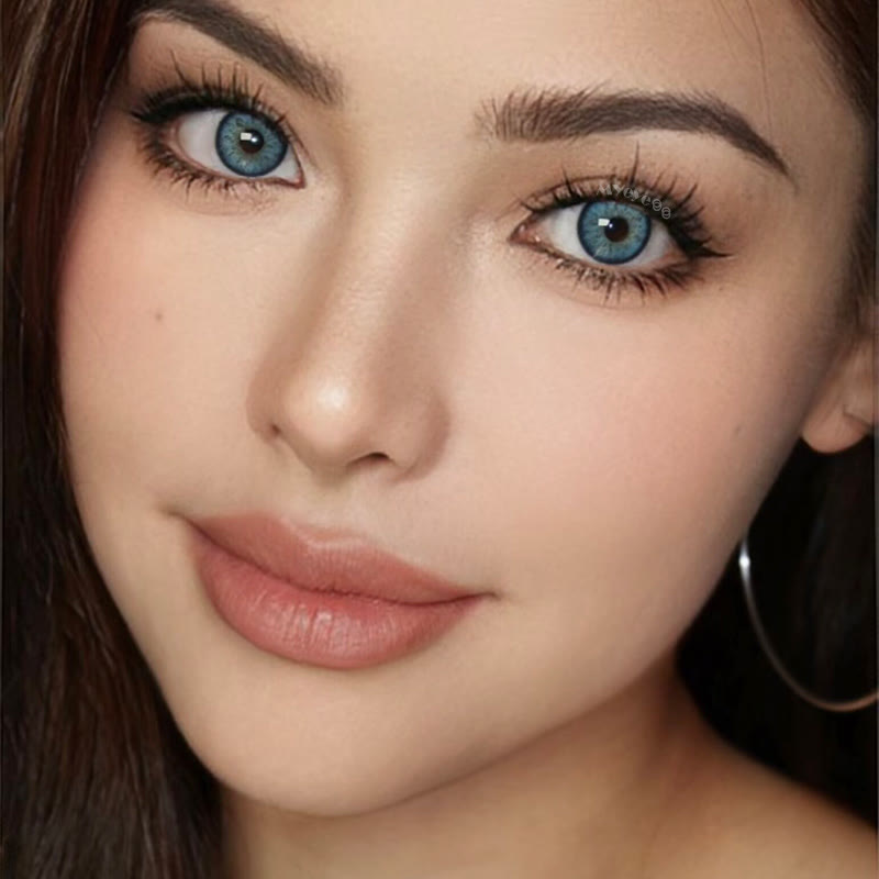 MYEYEBB Tyrande Blue Prescription Colored Contact Lenses - image 17