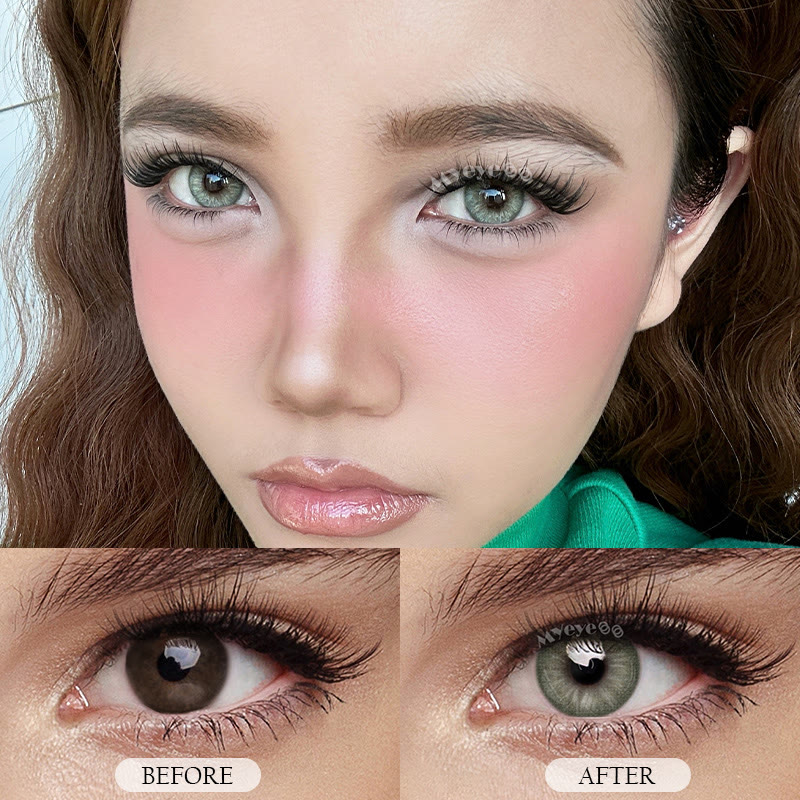 MYEYEBB Genetic Green Colored Contact Lenses - image 7