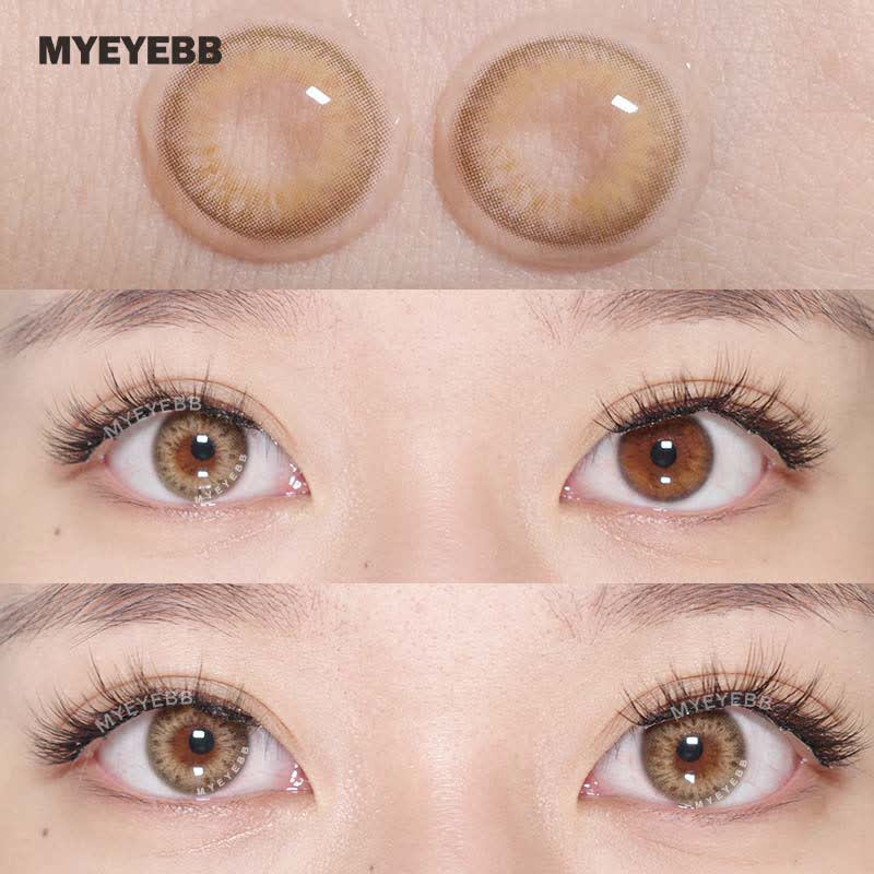 MYEYEBB DNA II Brown Prescription Colored Contact Lenses - image 3
