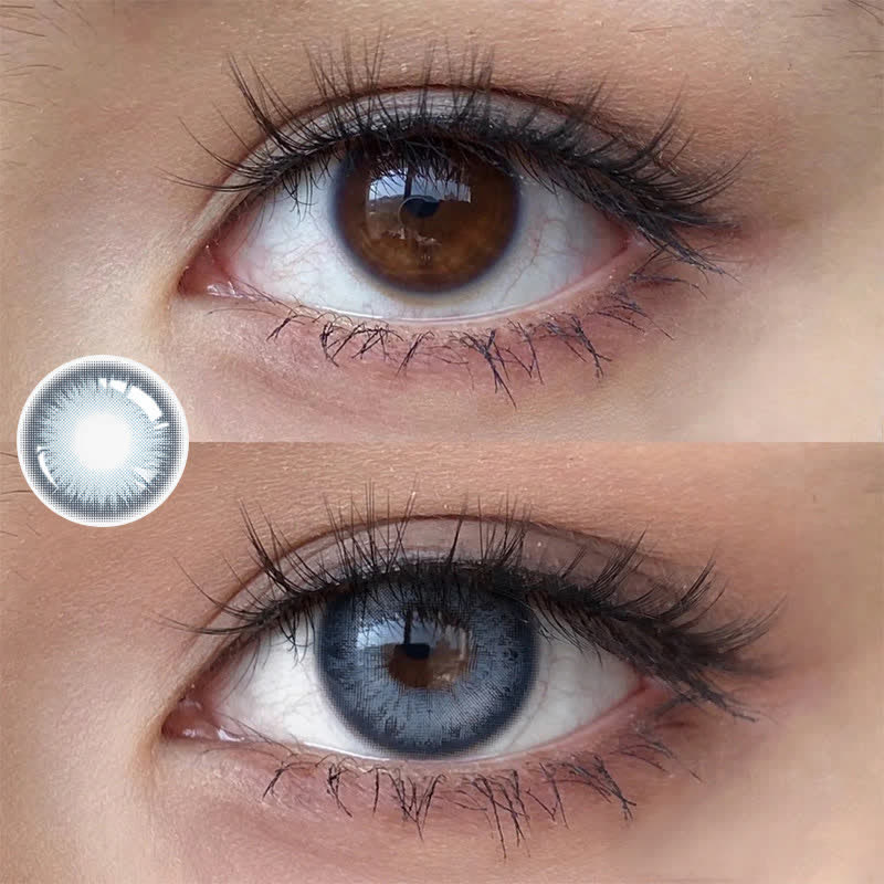 MYEYEBB Y2K Boho Blue Prescription Colored Contact Lenses - image 2