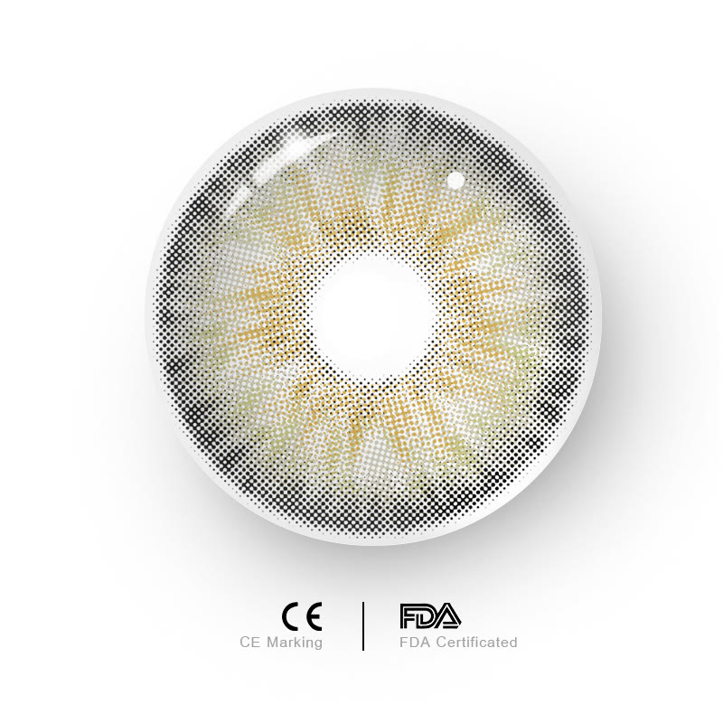 MYEYEBB Pro Halo Iris Brown Colored Contact Lenses - image 6