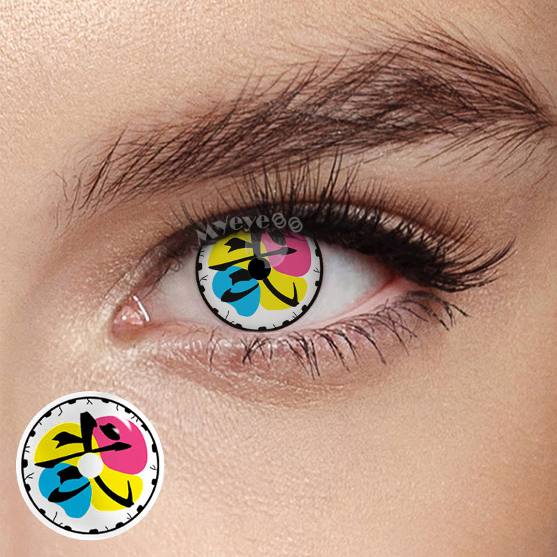 MYEYEBB Blind Douma Prescription Cosplay Colored Contact Lenses  - image 4