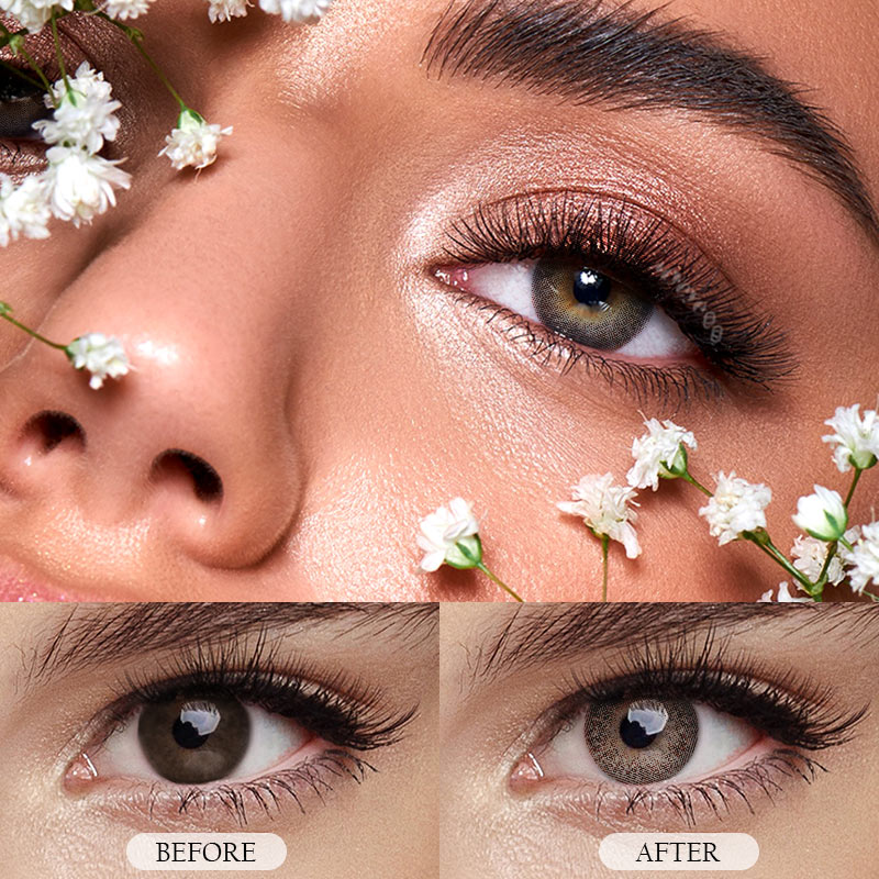 MYEYEBB Queen Brown Prescription Colored Contact Lenses - image 7