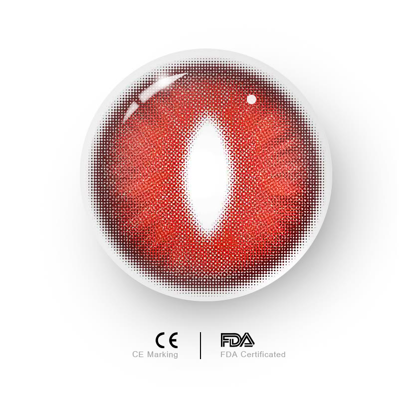 MYEYEBB Dragon Eye Red Cosplay Colored Contact Lenses丨1 Day-4 Pcs - image 8