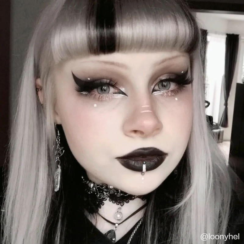 MYEYEBB Nowhere S7 Grey Prescription Colored Contact Lenses - image 3