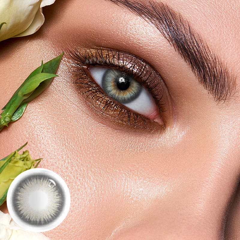 MYEYEBB Y2K Boho Grey Prescription Colored Contact Lenses - image 7