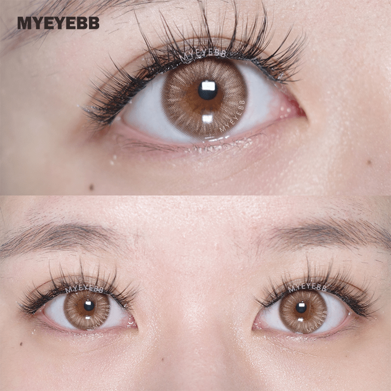 MYEYEBB Y2K Boho Brown Prescription Colored Contact Lenses - image 6