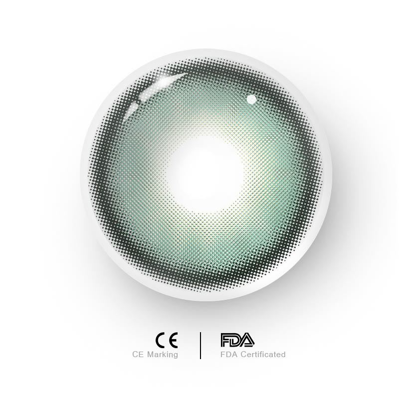 MYEYEBB Breeze Green Prescription Colored Contact Lenses - image 5