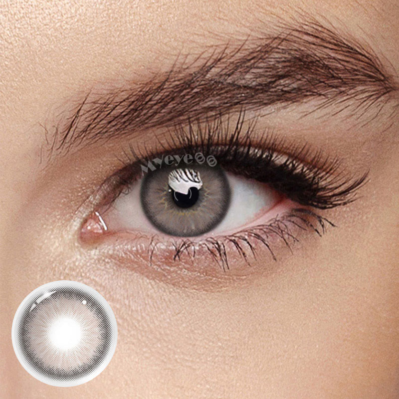 MYEYEBB Deepwater Zone Brown Prescription Colored Contact Lenses - Deepwater Zone Brown - -8.00 - LM26_BN - image 1