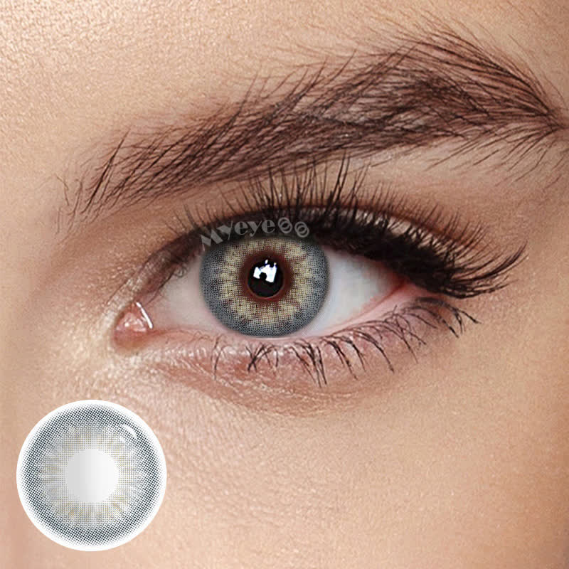 MYEYEBB DNA II Blue Grey Prescription Colored Contact Lenses - DNA II Blue Grey - -8.00 - FC289_GY - image 1