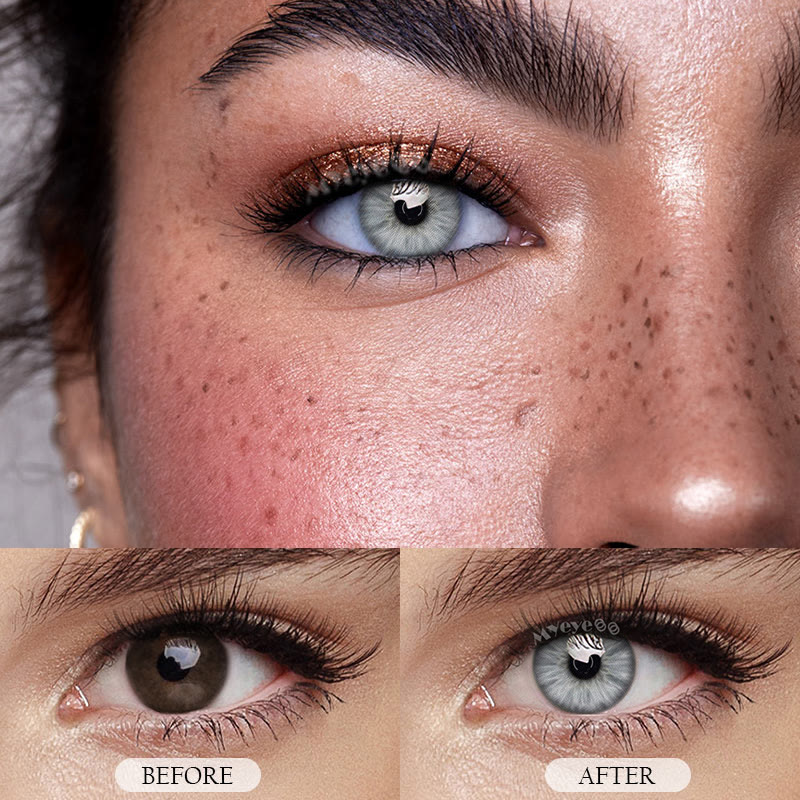 MYEYEBB Meta Grey Prescription Colored Contact Lenses - image 10