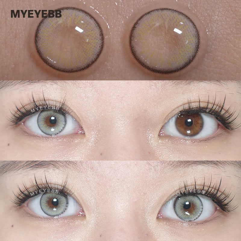 MYEYEBB Nowhere S7 Grey Prescription Colored Contact Lenses - image 4
