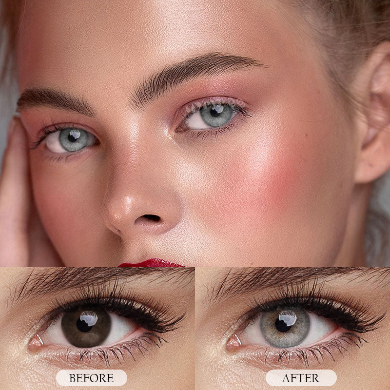 MYEYEBB Ocean Grey Prescription Colored Contact Lenses - image 6