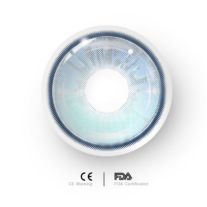 MYEYEBB Vista Blue Prescription Colored Contact Lenses - image 5