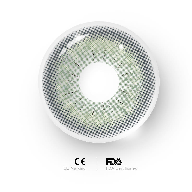 MYEYEBB Neo Sunflower Green Prescription Colored Contact Lenses - image 5