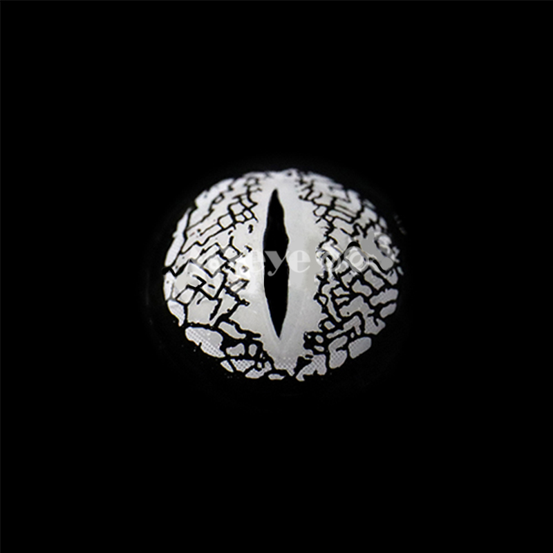 MYEYEBB Blind Lizard Eye Sliver Cosplay Colored Contact Lenses - image 6