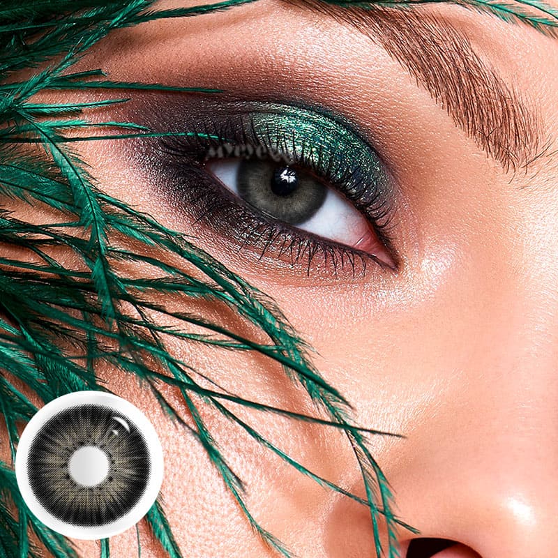 MYEYEBB New York III Black Prescription Colored Contact Lenses - image 6