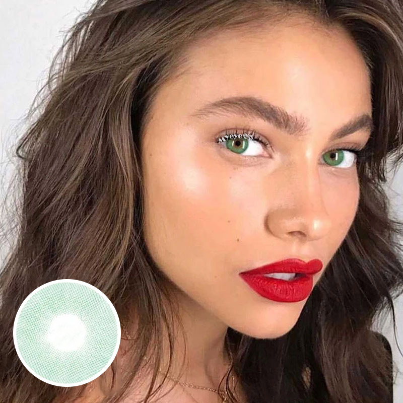 MYEYEBB Hid II Verde Prescription Colored Contact Lenses - image 4