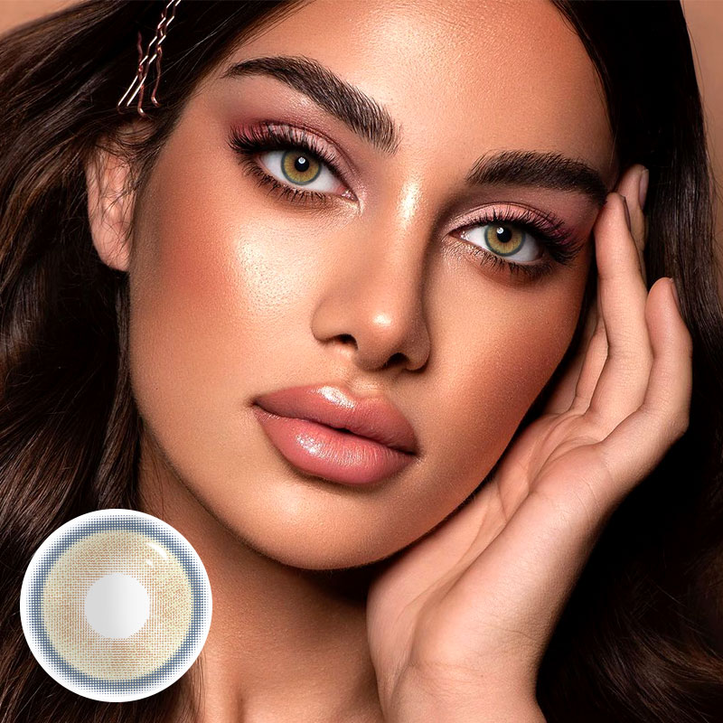 MYEYEBB Genshin Moon Brown Prescription Colored Contact Lenses - image 2