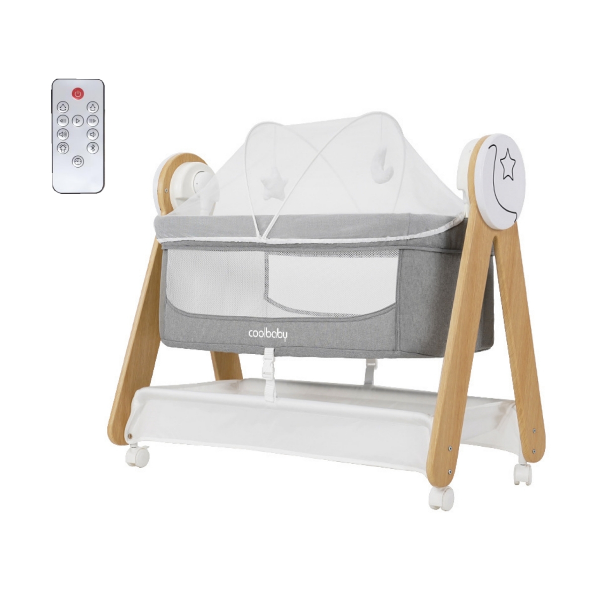 Electric Baby Rocker Crib – Automatic Soothing Swing