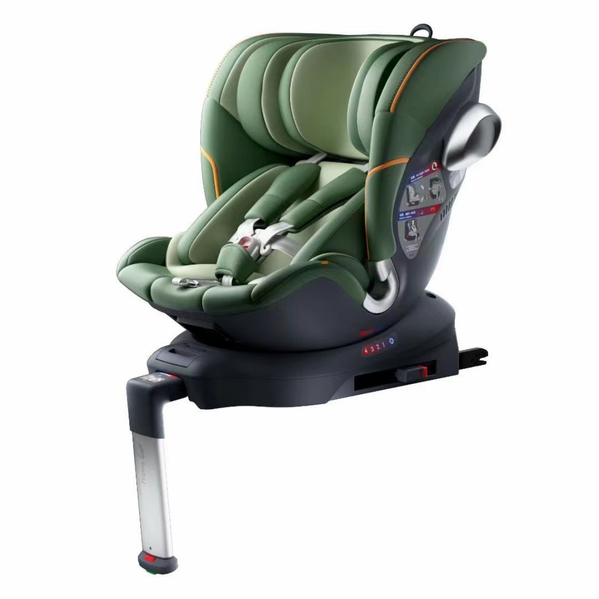 360° Rotating Baby Safety Car Seat (Newborn to 12Y)