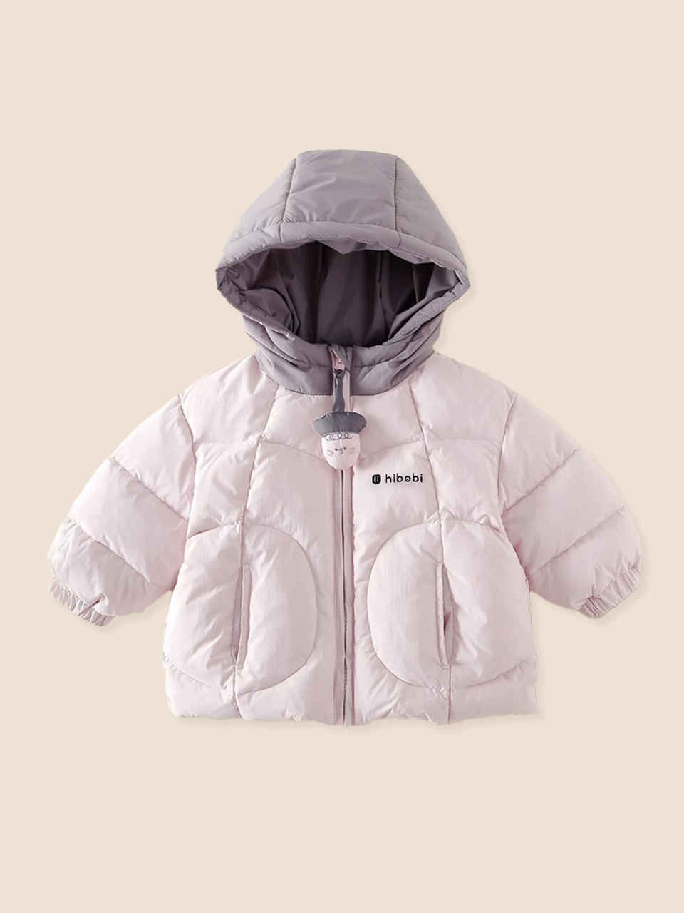 Toddlers' Boys and Girls Lightweight Water-Resistant Plush Hooded Coat for 1T 2T and 3T