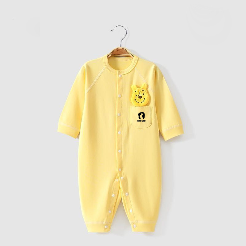 Baby Girl’s Simple Joy 3 colour Baby’s layettes, sleeping gown, with open sleeves, soft sleeves legs 