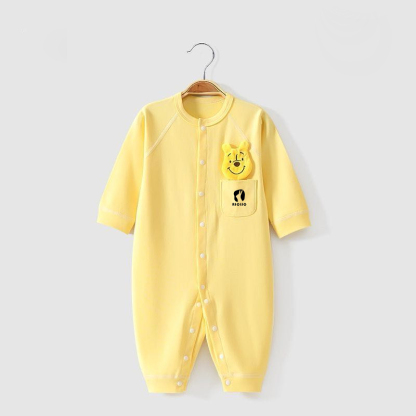 Baby Girl’s Simple Joy 3 colour Baby’s layettes, sleeping gown, with open sleeves, soft sleeves legs 