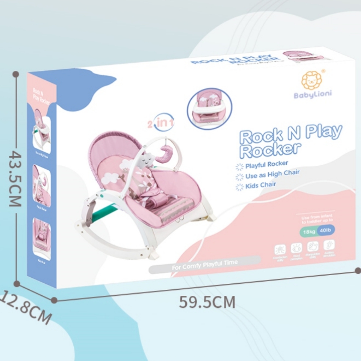 4-in-1  Multi-Functional  Baby  Rocker