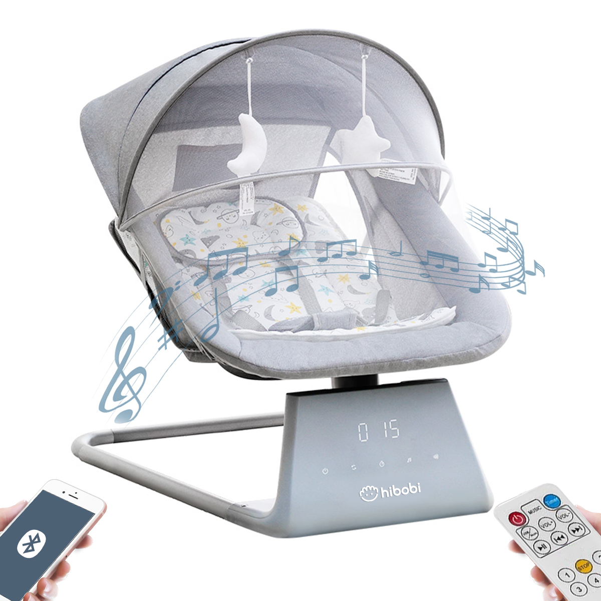 Smart Bluetooth Baby Rocking Chair 