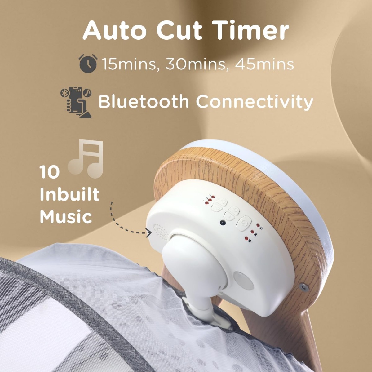 Electric Baby Rocker Crib – Automatic Soothing Swing