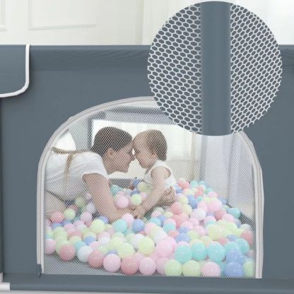 Children's indoor fabric fence