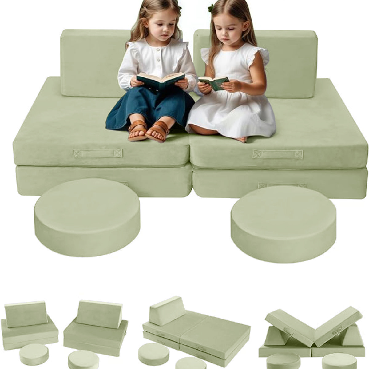 Kids' Building Block Magic Sofa