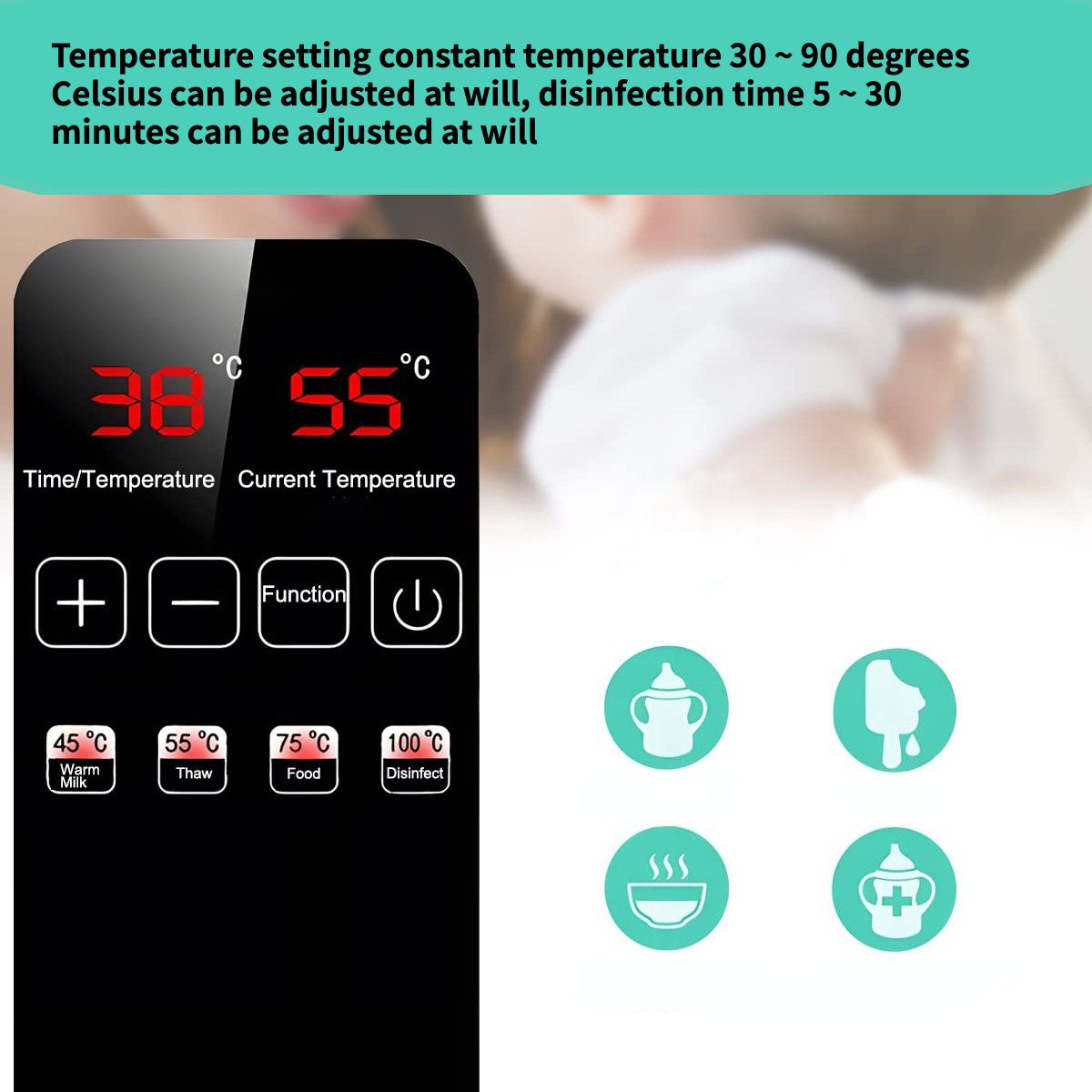 Baby milk warmer sterilizer two in one Constant Warmers