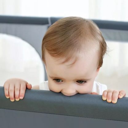 Children's indoor fabric fence