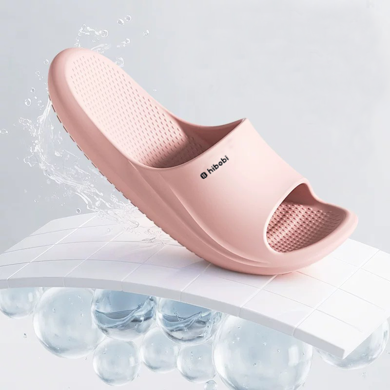 Hibobi Kids Boys Girls Shower Slippers Slip on Slide Slippers Non-slip Summer Beach Pool Shoes