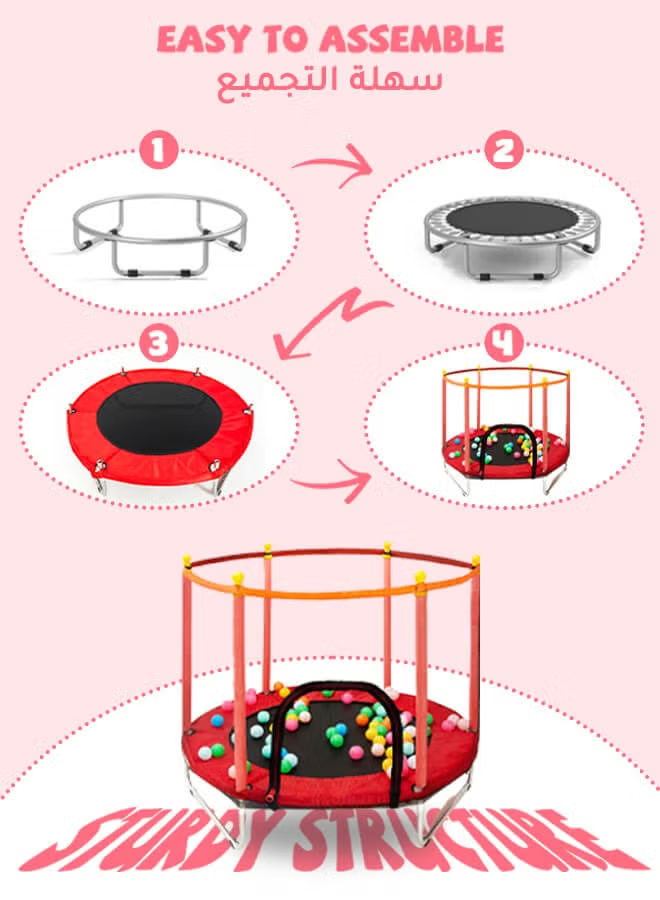 Children's indoor home trampoline