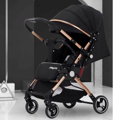 Baby stroller can sit and lie down, with two-way high landscape, portable shock absorption, one button folding-Hibobi Premium