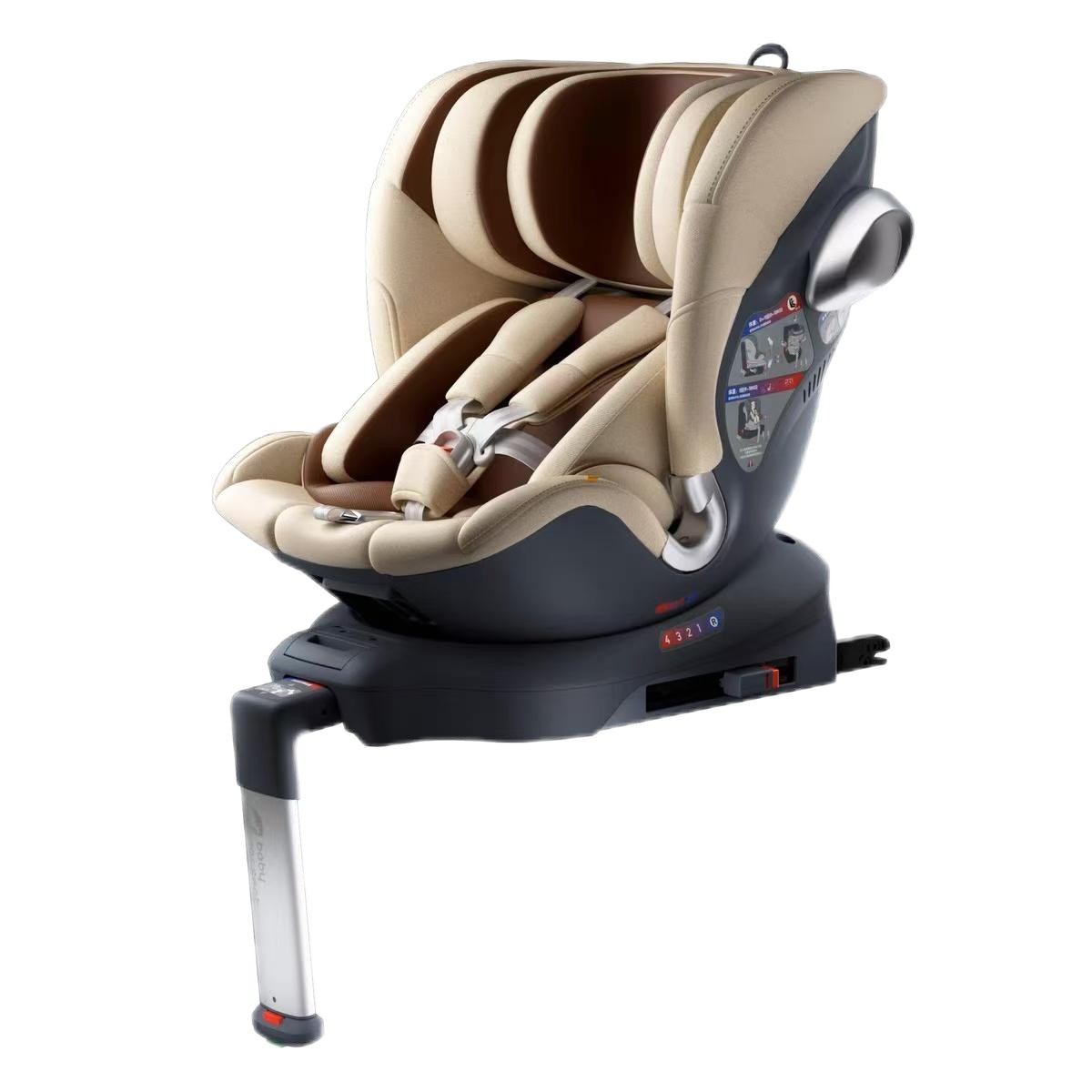 360° Rotating Baby Safety Car Seat (Newborn to 12Y)