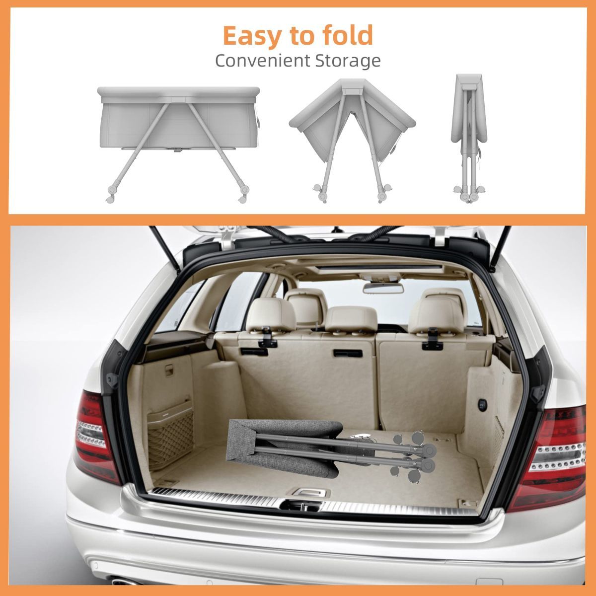 Portable removable crib foldable height adjustable splicing large baby bed 