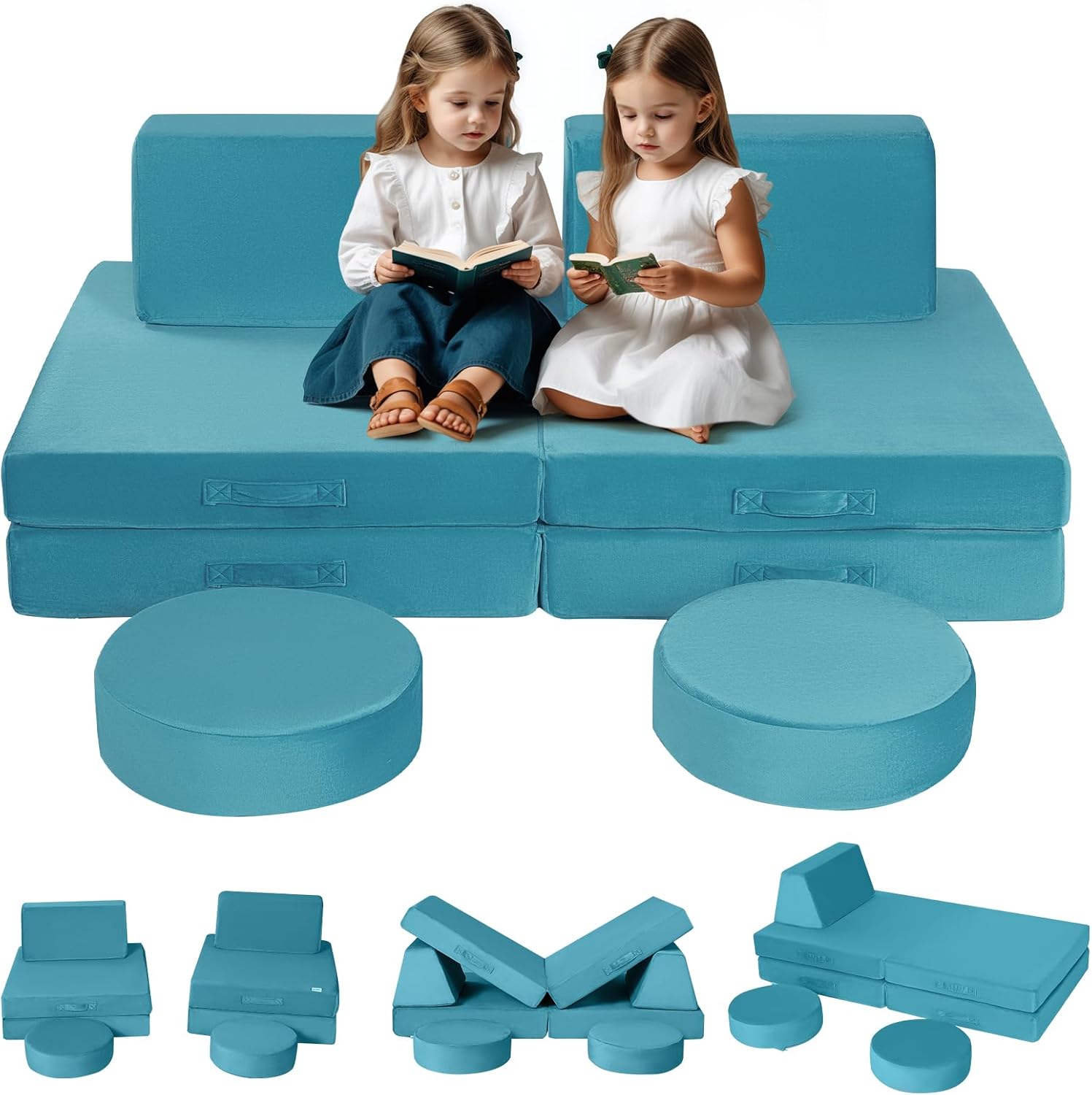 Kids' Building Block Magic Sofa