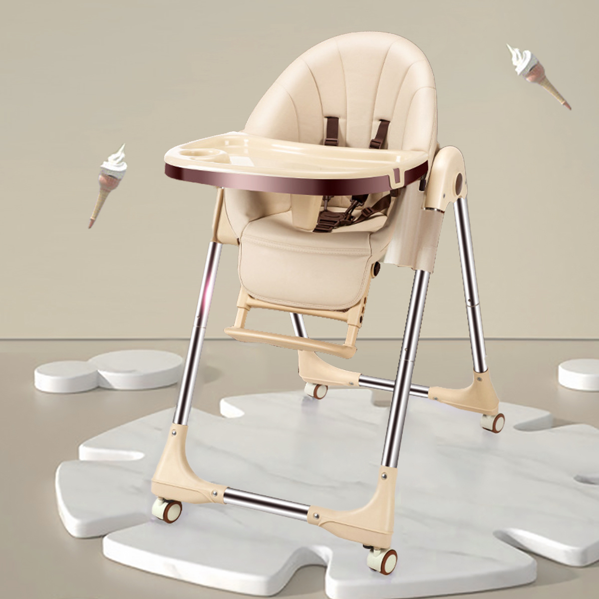 Baby Multifunctional Foldable Dining Chair
