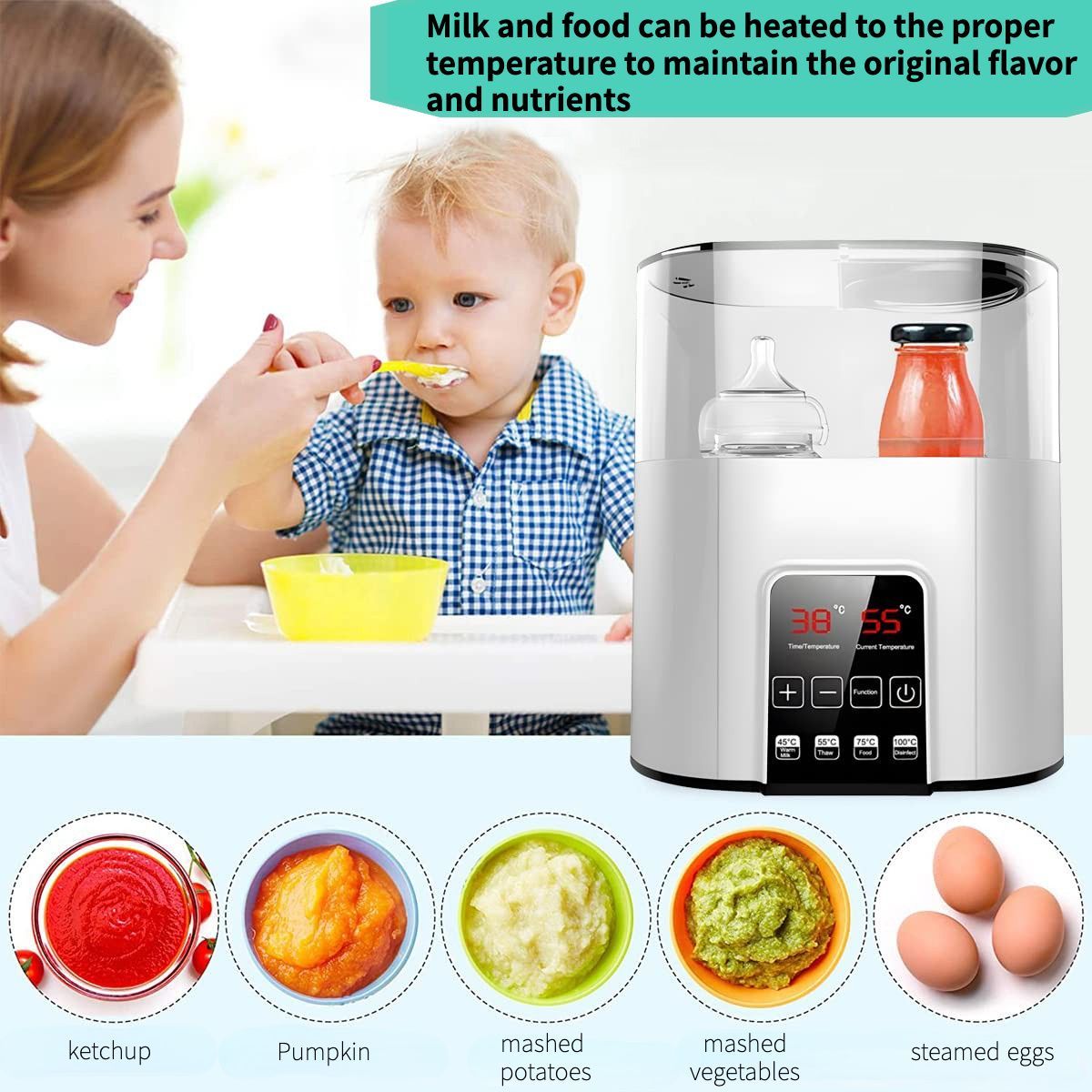 Baby milk warmer sterilizer two in one Constant Warmers