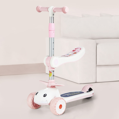 Scooter children 1-3-6-8 years old 2 men and women children three-in-one baby slippery can sit on a yo-yo car-Hibobi Premium